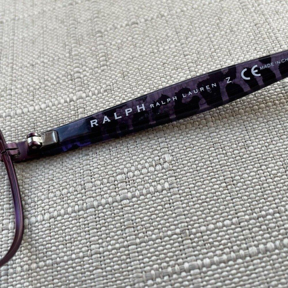 Ralph Lauren Women Eyeglasses/Sunglasses Frame Purple Tone Glasses - Picture 9 of 12